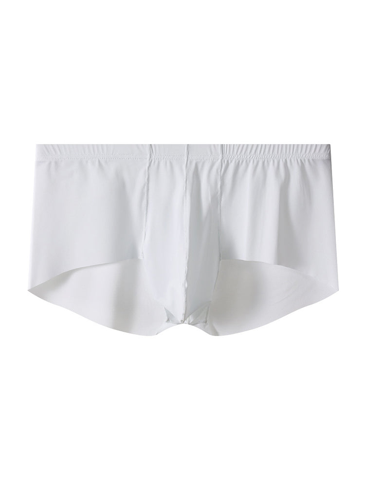3 Pack Men's Contoured Pouch Seamless Trunks | dmunderwear detail image 1