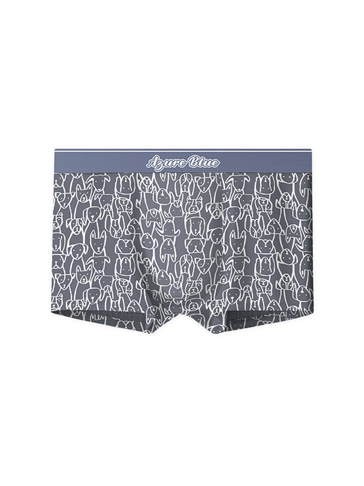 3 Pack Men's Cotton Seamless Comfort Supportive Fit Anti-Chafing Trunks | dmunderwear detail image 1