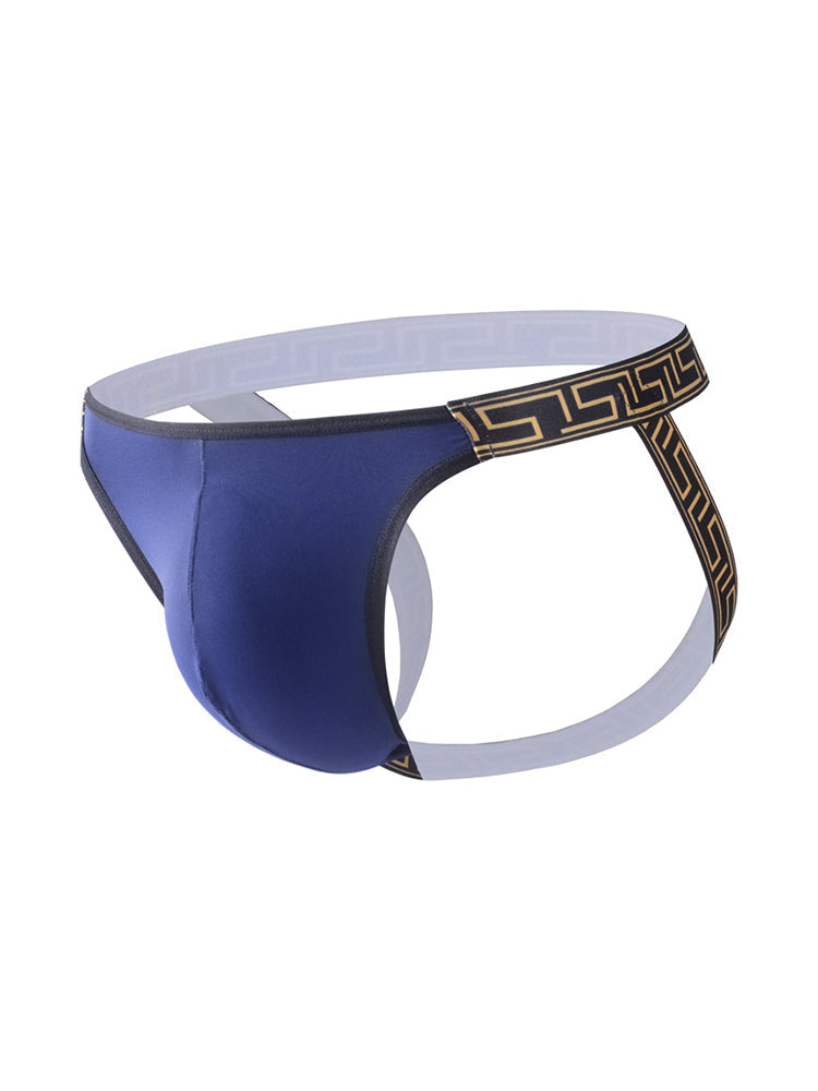 3 Pack Men's Large Pouch Low-Rise Sexy Jockstrap | dmunderwear detail image 1