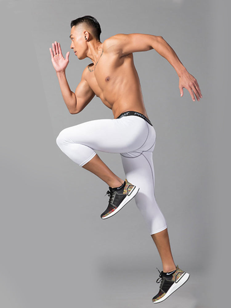 3 Pack Men's Multi-Sport Workout Ready Close-Fitting Comfort Activewear Tights | dmunderwear detail image 1