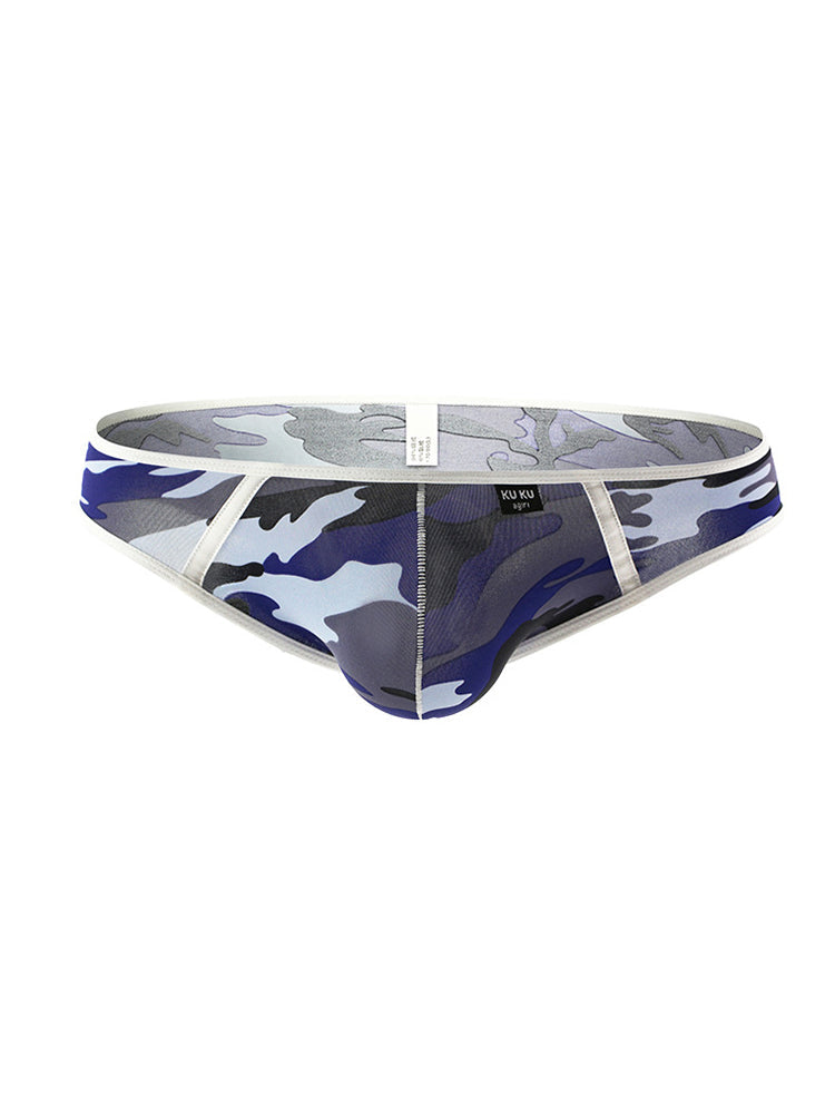3-pack Men's Nylon Low-rise U-shaped Briefs | dmunderwear detail image 1