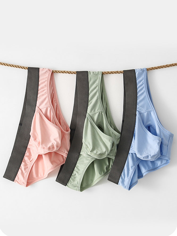 3-pack Men's Open Crotch Sexy Bullet Briefs | dmunderwear detail image 1