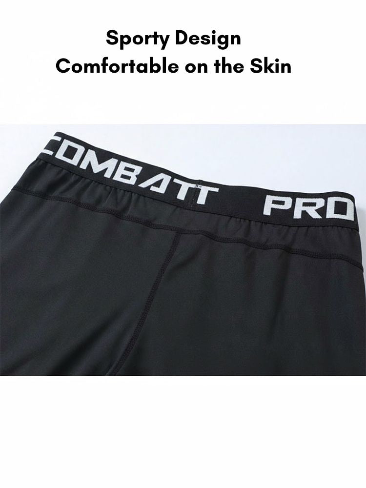 3 Pack Men's Quick-Dry Compression Breathable Activewear Tights | dmunderwear detail image 8