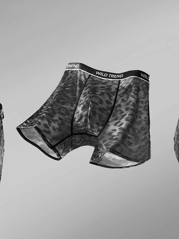 3 Pack Men's Breathable Shaping Boxers Briefs | dmunderwear detail image 1