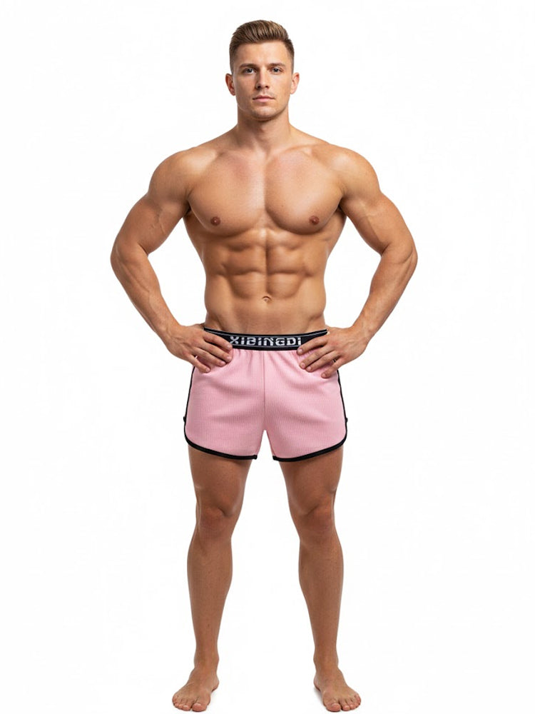 3 Pack Men's Trendy Relaxed-Fit Breathable Cotton Lounge & Casual Boxers Shorts | dmunderwear detail image 1