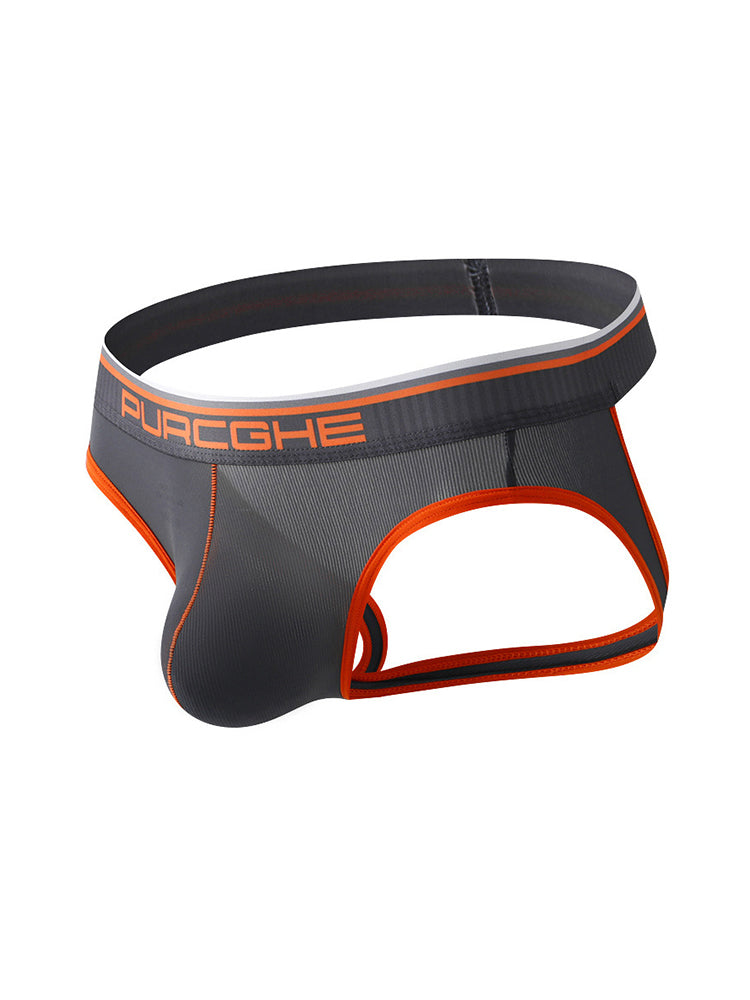 3 Pack Men's Trendy Sexy Seamless Comfort Supportive Fit Jockstrap | dmunderwear detail image 1