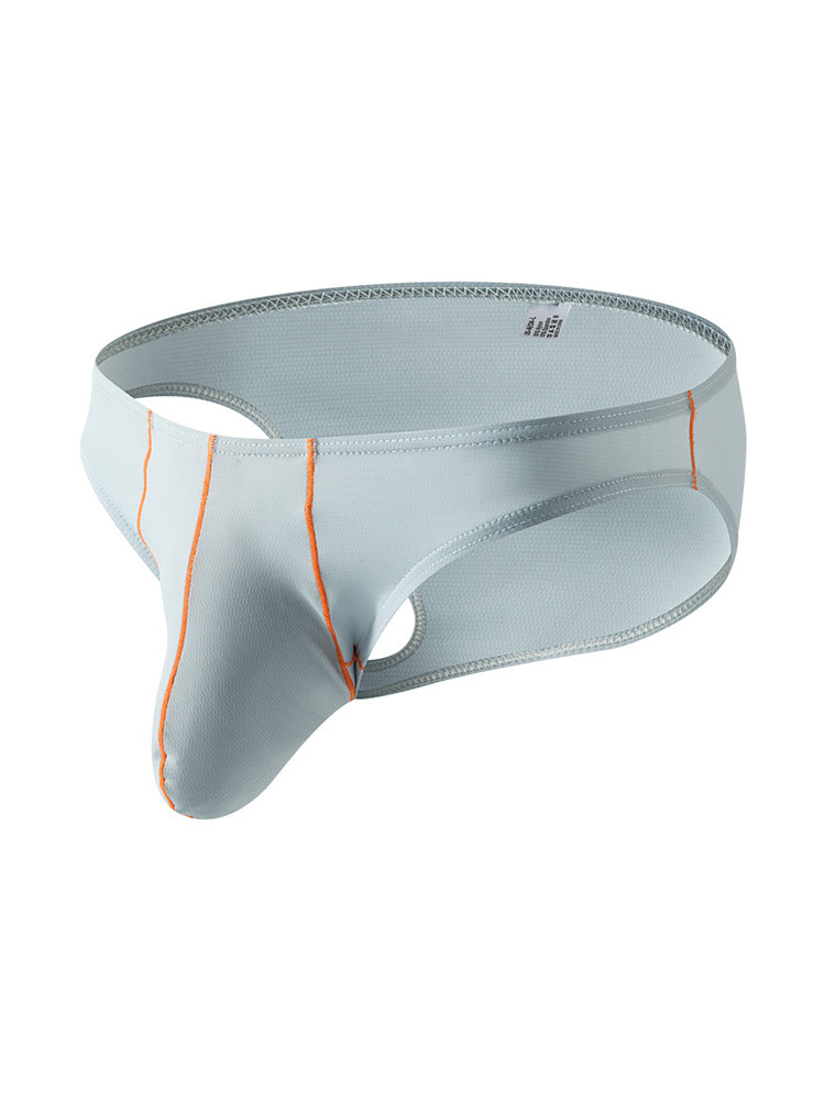 3 Pack Men's U-Pouch Ice Silk Briefs | dmunderwear detail image 1