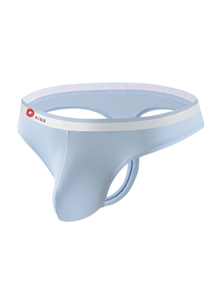3 Pack Men's U-Pouch Ice Silk Sexy Thong | dmunderwear detail image 1