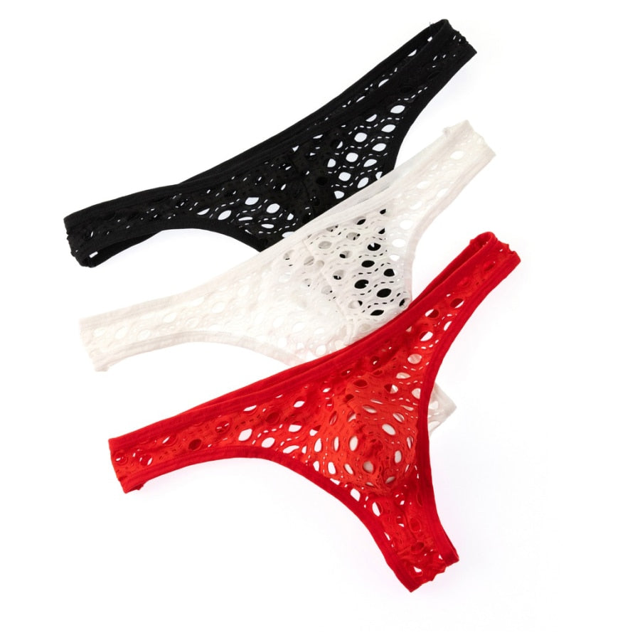 3 Pack Shredded Thong | dmunderwear variant image