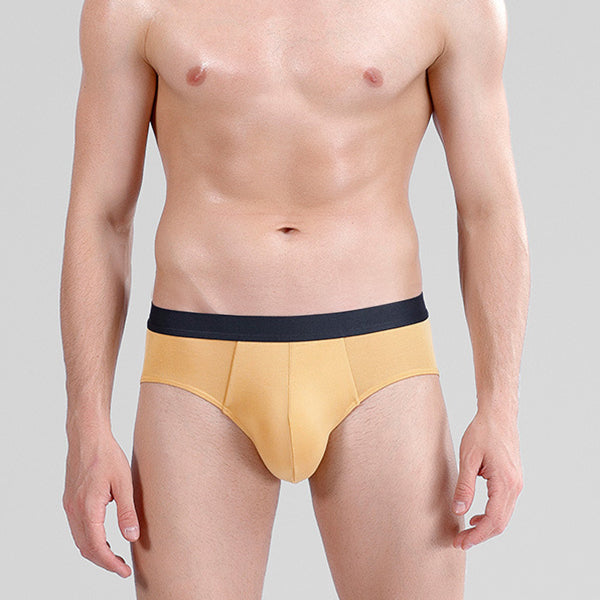 3 Pack Soft Modal Cotton Large Pouch Briefs | dmunderwear detail image 1