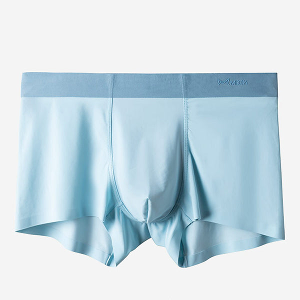 3 Pcs Ultra-thin Solid Men's Trunk Sets | dmunderwear detail image 1