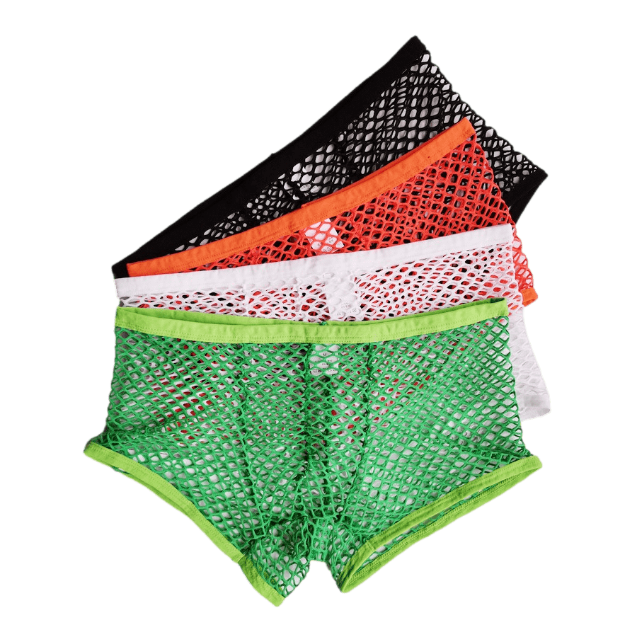 4 Pack Extreme Fishnet Trunks | dmunderwear variant image