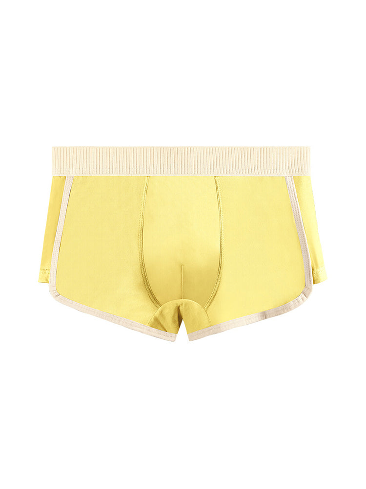 4 Pack Men's Premium Cotton Antibacterial Mid-Rise Ultra-Soft Trunks | dmunderwear detail image 1