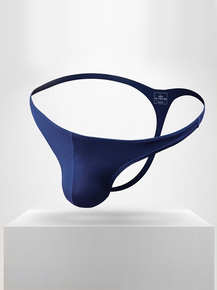 4 Pack Men's Sexy Pouch T-Back Thongs | dmunderwear detail image 1