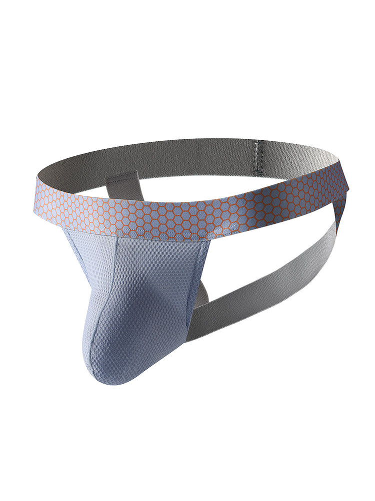4 Pack Men's Solid Color Seamless Comfort Sporty Cut Cooling Touch Stretch Fit Jockstrap | dmunderwear detail image 12