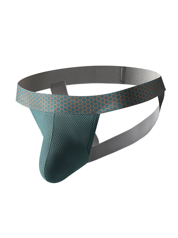 4 Pack Men's Solid Color Seamless Comfort Sporty Cut Cooling Touch Stretch Fit Jockstrap | dmunderwear detail image 14