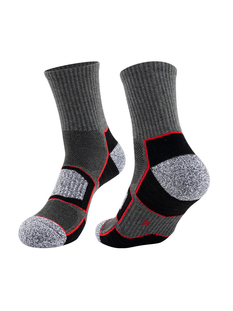 4 Pack Mid-Crew Thick Cushioned Sports Socks | dmunderwear detail image 1