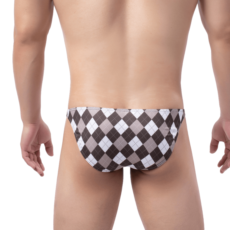 4 Pack Plaid Bikini Briefs | dmunderwear detail image 3