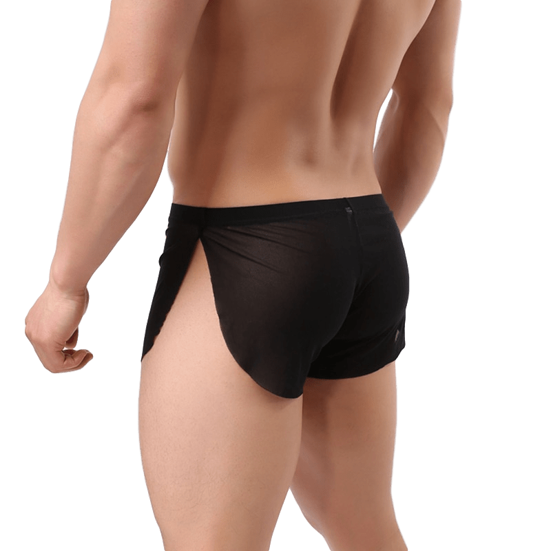 4 Pack Sheer Slit Shorts | dmunderwear detail image 4