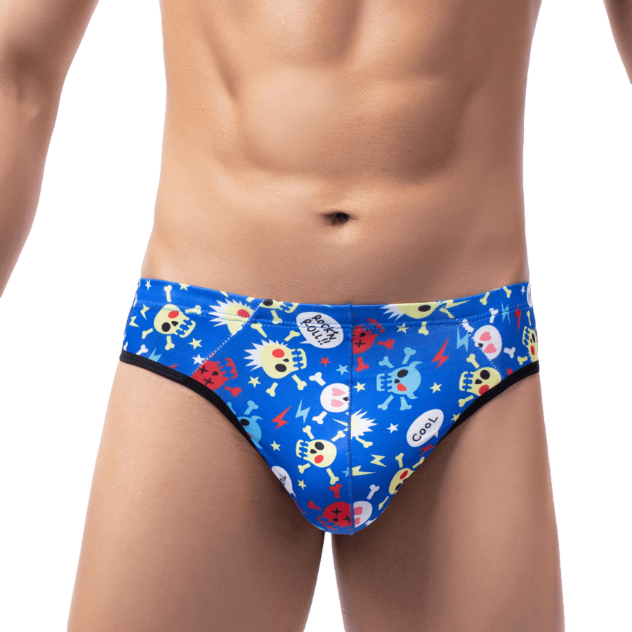 4 Pack Skull and Bones Thongs | dmunderwear detail image 2