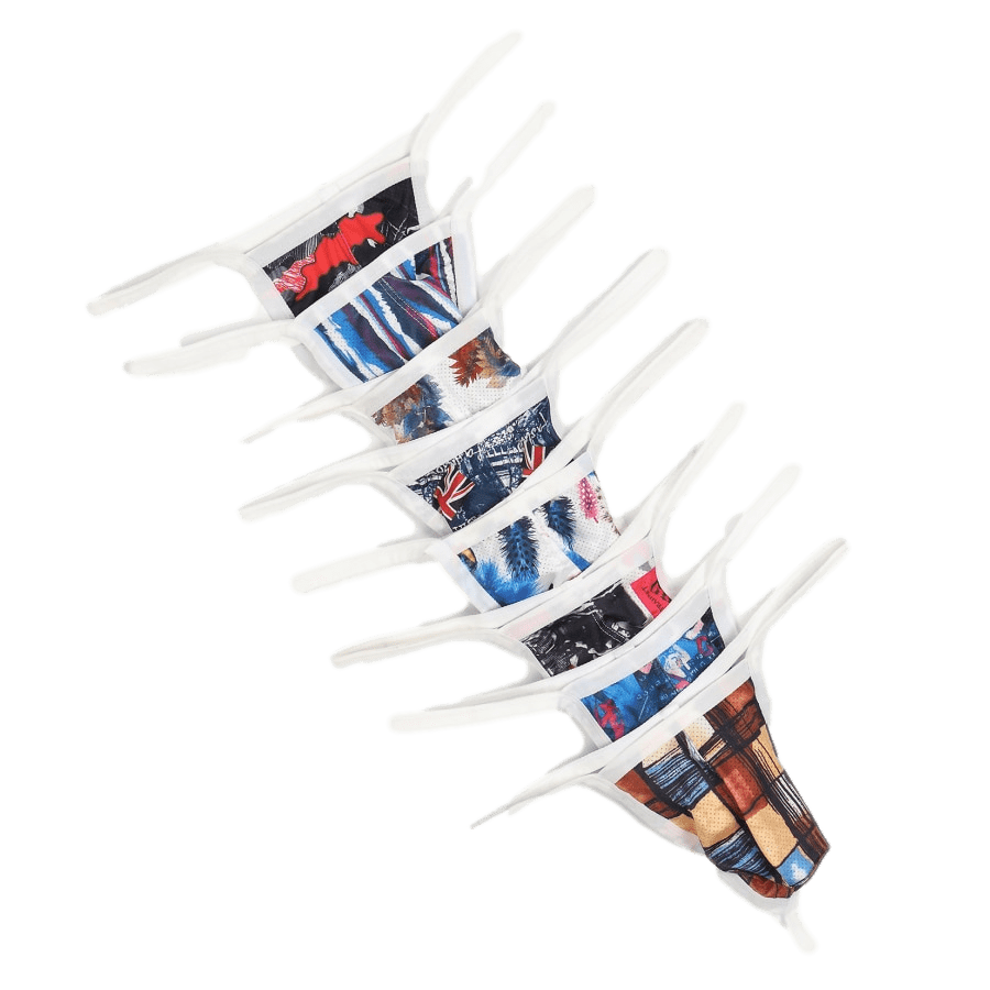 5 Pack Designer Slip G-String | dmunderwear variant image