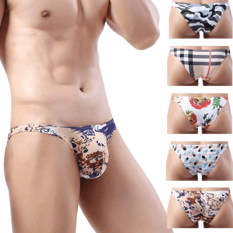 5 Pack Eyes On Me Bikini Briefs | dmunderwear variant image