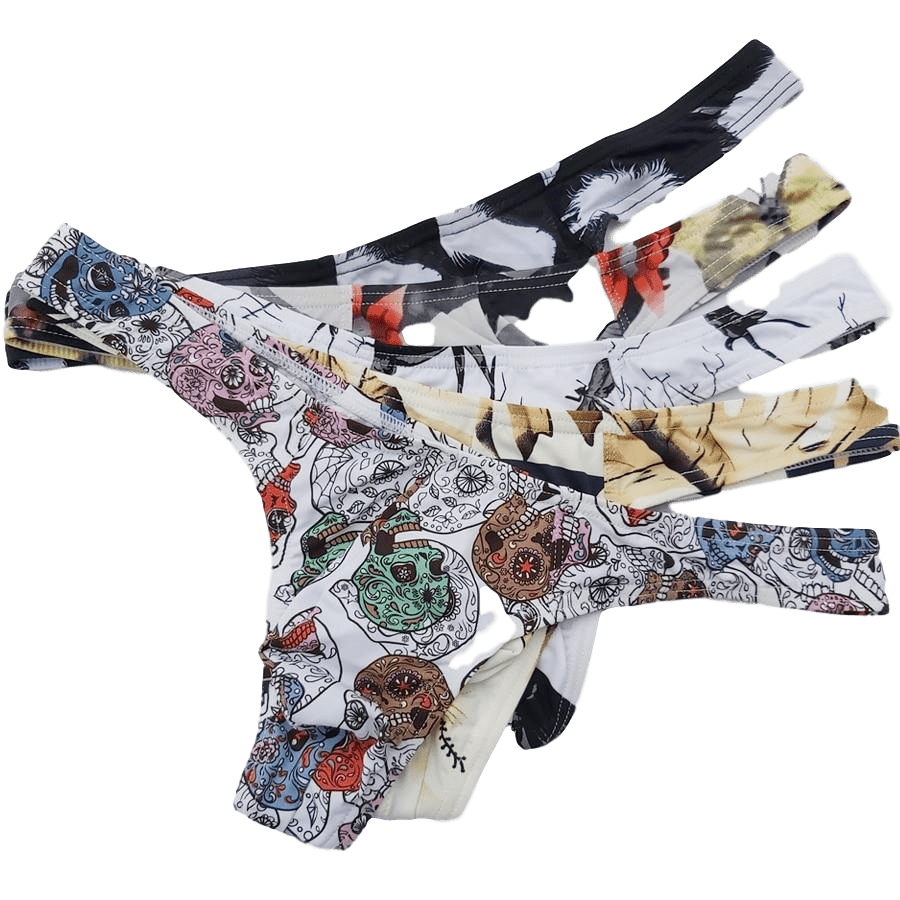 5 Pack Graphic Flex Thong | dmunderwear variant image