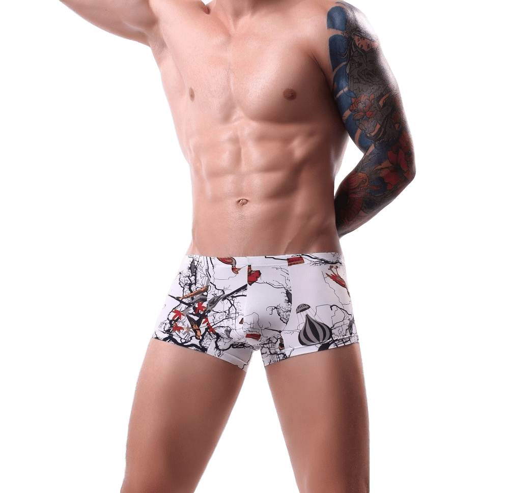 5 Pack Graphic Flex Trunks | dmunderwear detail image 6