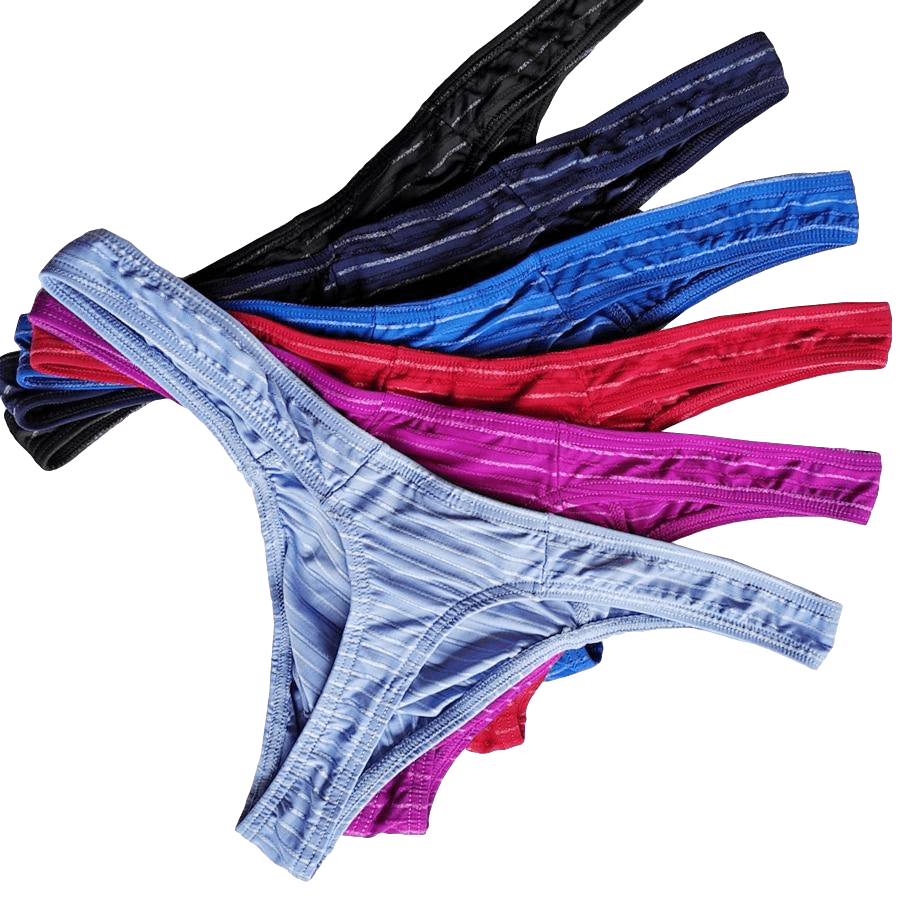 5 Pack Light Striped Thong | dmunderwear variant image