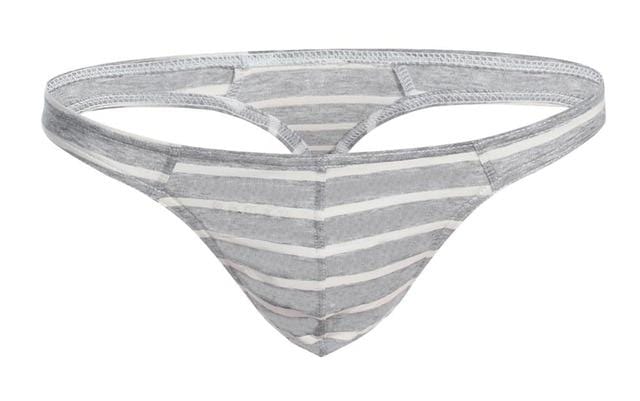 5 Pack Micro Striped Thong | dmunderwear detail image 5