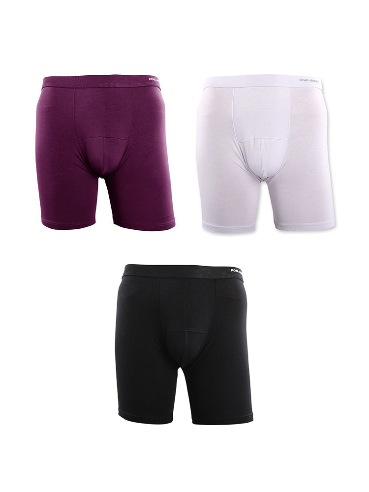 3 Pack Men's Performance Anti-Chafe Midway Briefs | dmunderwear variant image