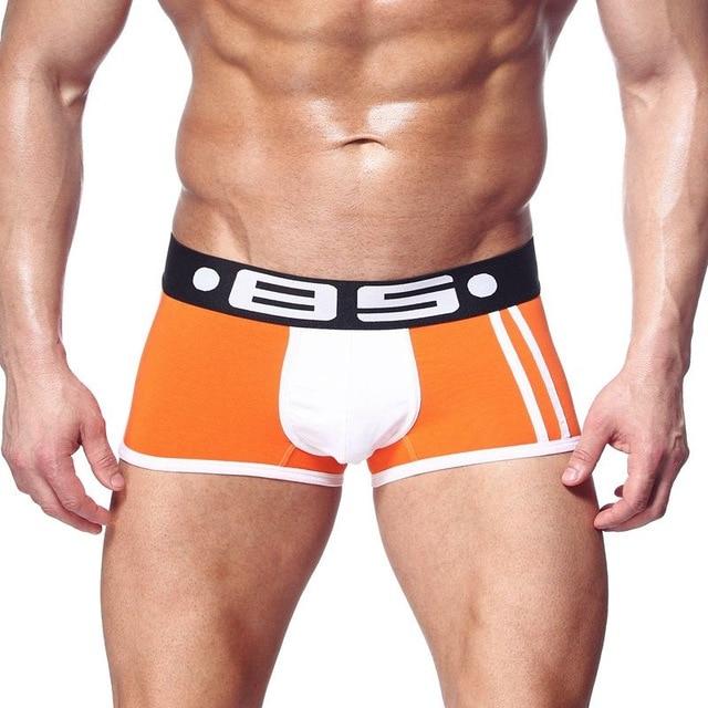 85 Collection Racing Stripe Boxer Briefs | dmunderwear detail image 1