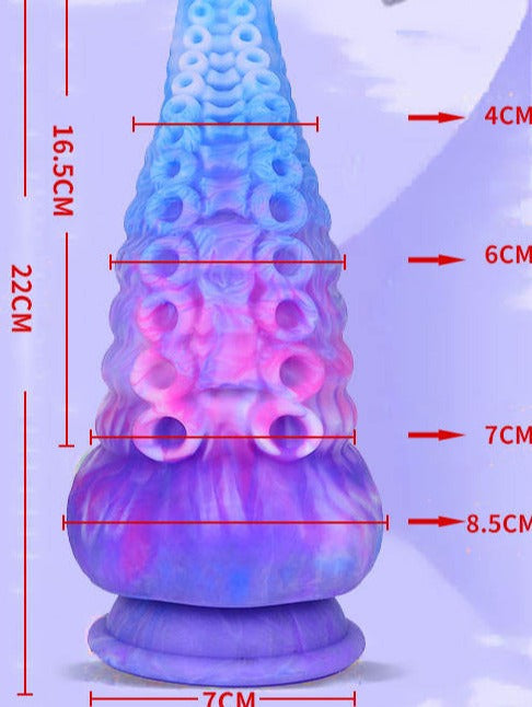 Abstract Transgender Tentacle Dildo | dmunderwear product image 3
