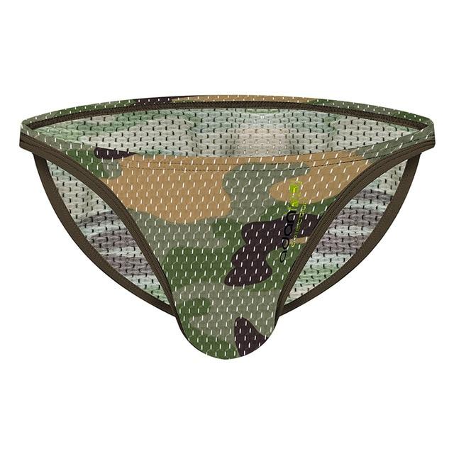 ADANNU Camo Mesh Briefs | dmunderwear detail image 1