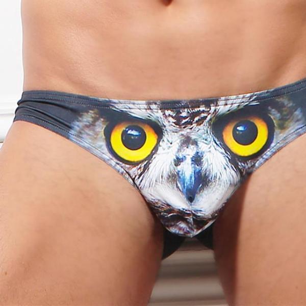 Animal Print Bikini Briefs | dmunderwear detail image 1
