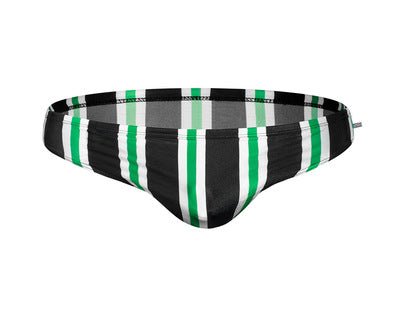 Art Deco Striped Swim Briefs | dmunderwear detail image 10