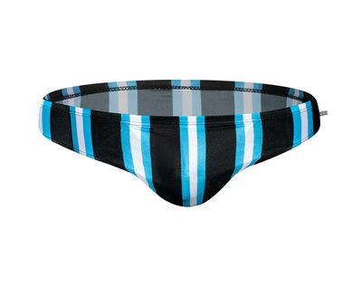 Art Deco Striped Swim Briefs | dmunderwear detail image 11