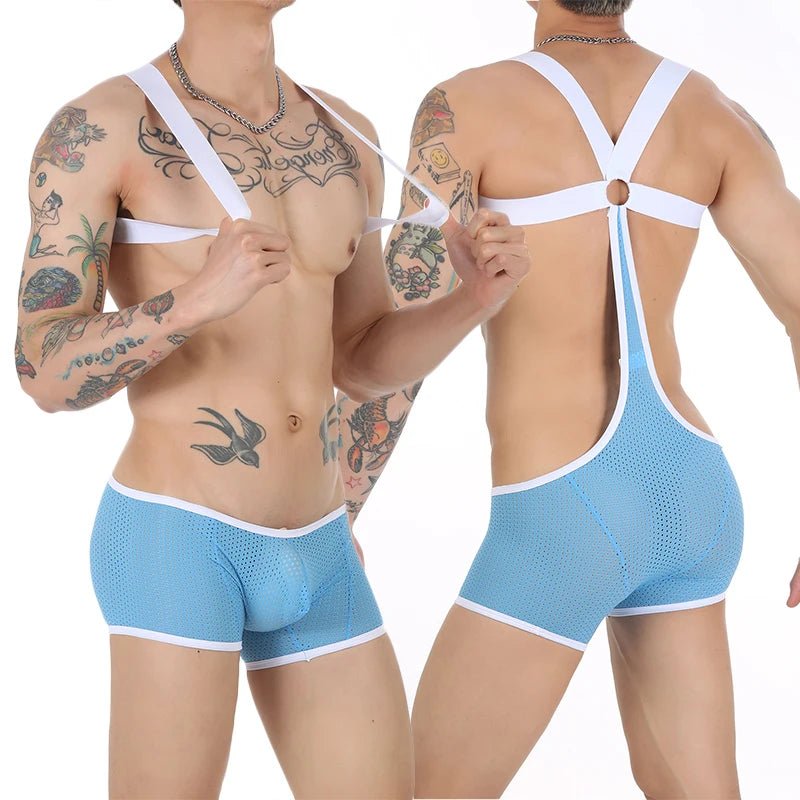 Backpack Surprise Mesh Singlet | dmunderwear detail image 1