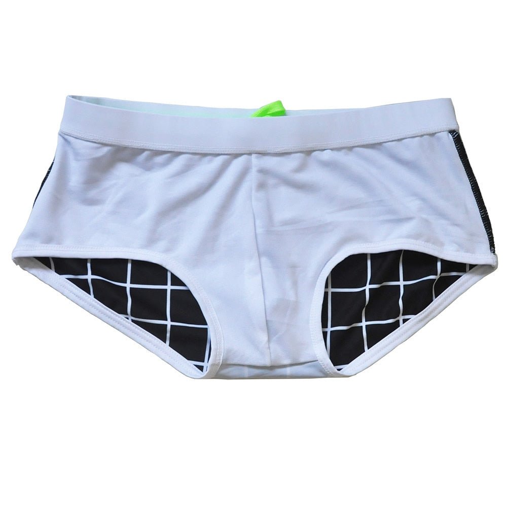 Black Squared Swim Briefs | dmunderwear product image 6
