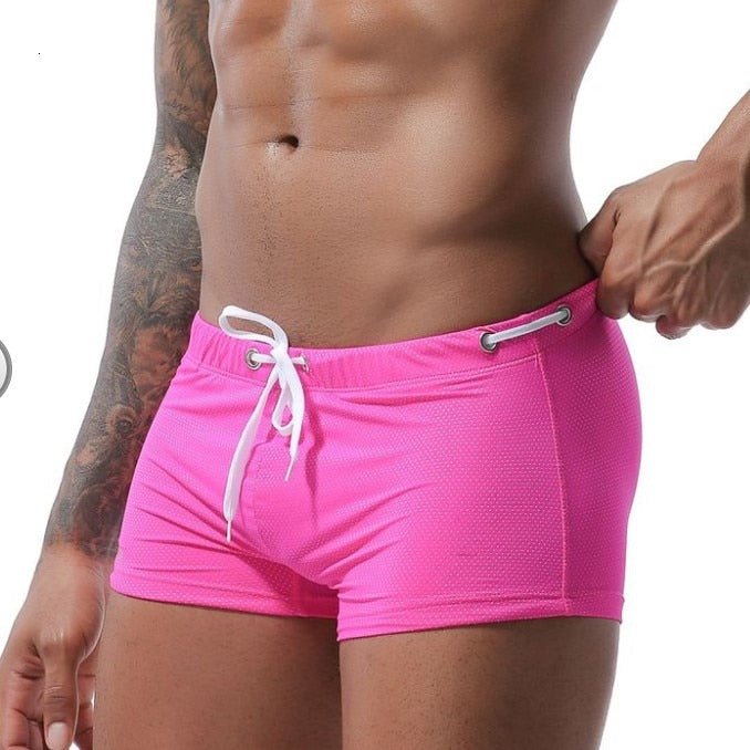 Bold Bowtie Captain Swim Trunks | dmunderwear detail image 1