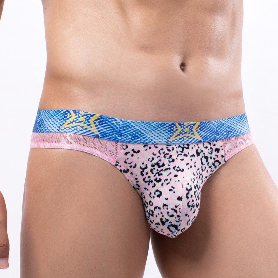 Bold Leopard Lace Thong | dmunderwear detail image 8