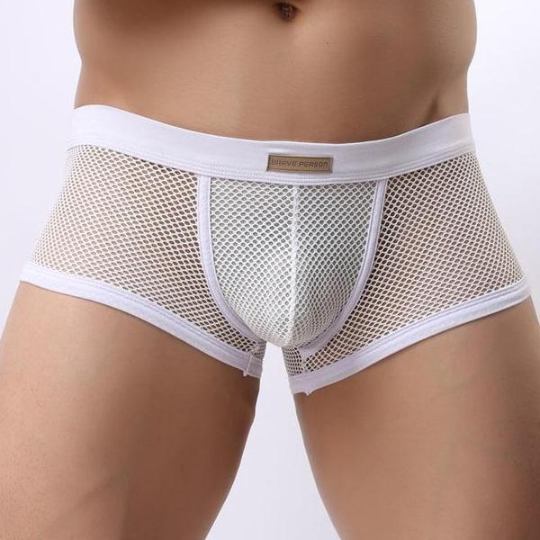 Brave Person Mesh Boxer Briefs | dmunderwear detail image 1