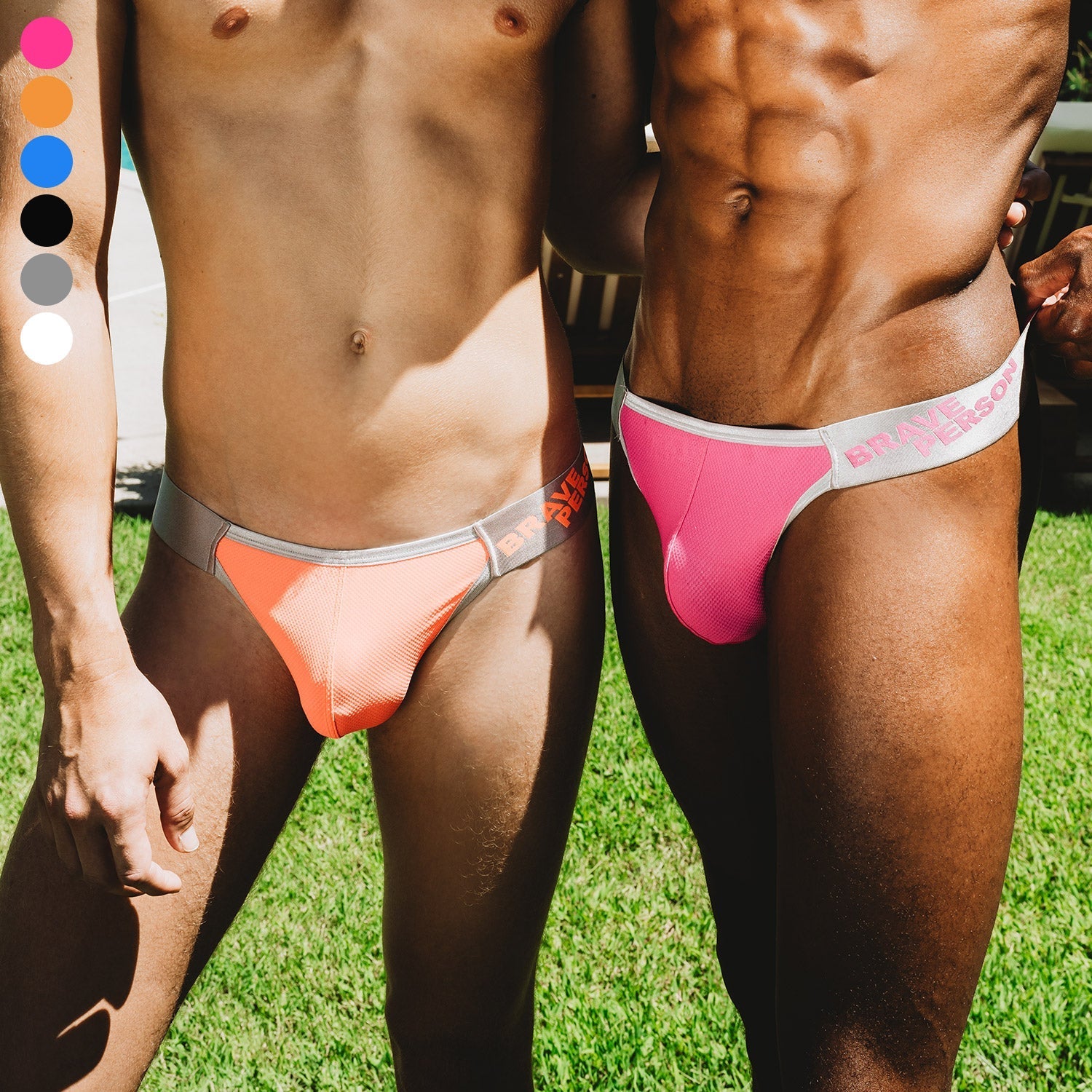 Brave Person Two-toned Thong | dmunderwear detail image 1