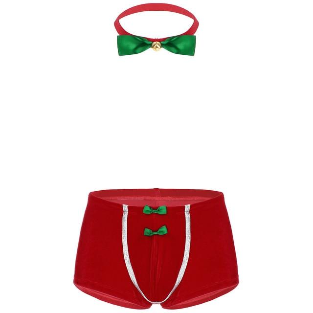 Christmas Boxer Shorts and Bowtie | dmunderwear variant image