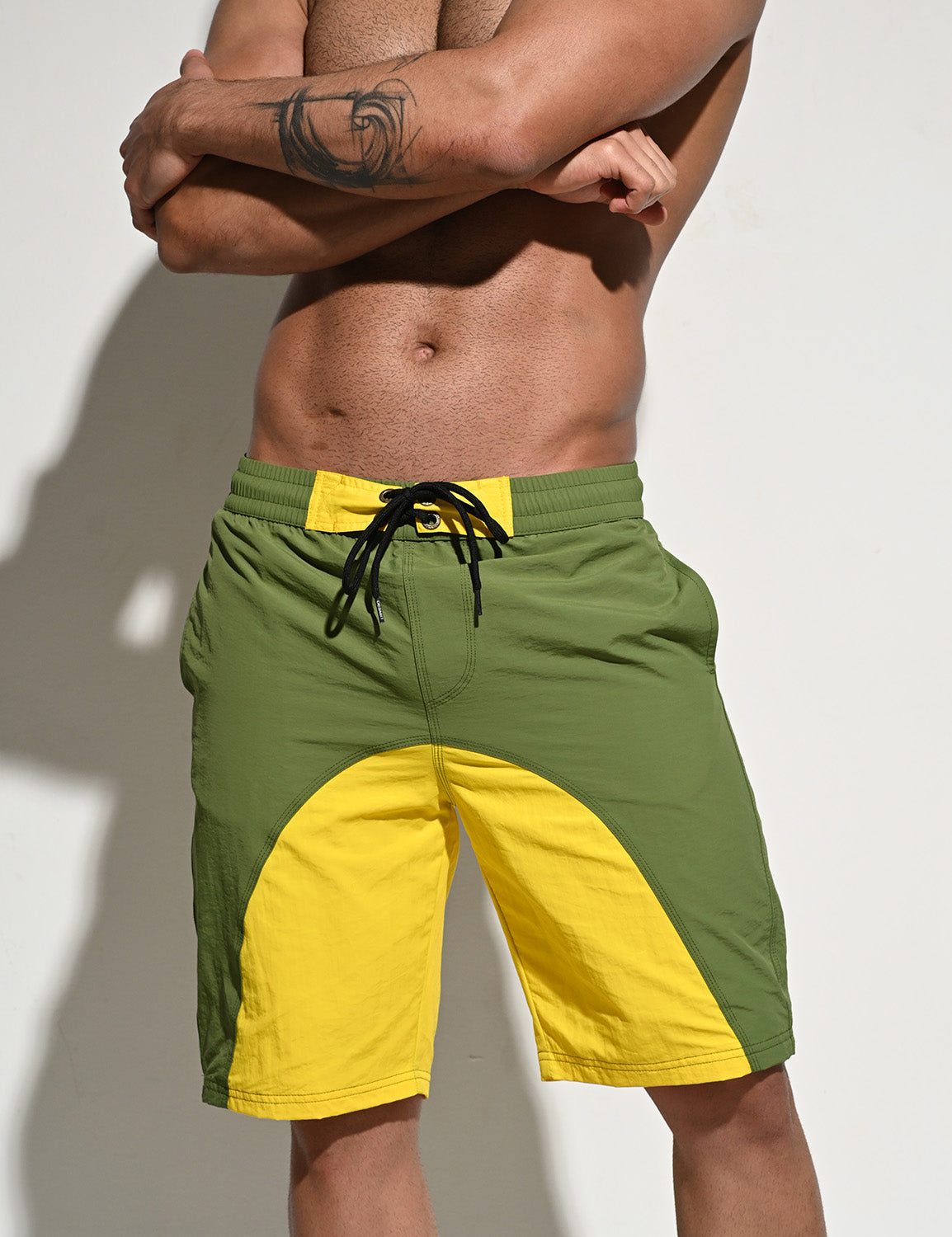 Color Block Beach Surf Swim Shorts B5116 | dmunderwear variant image