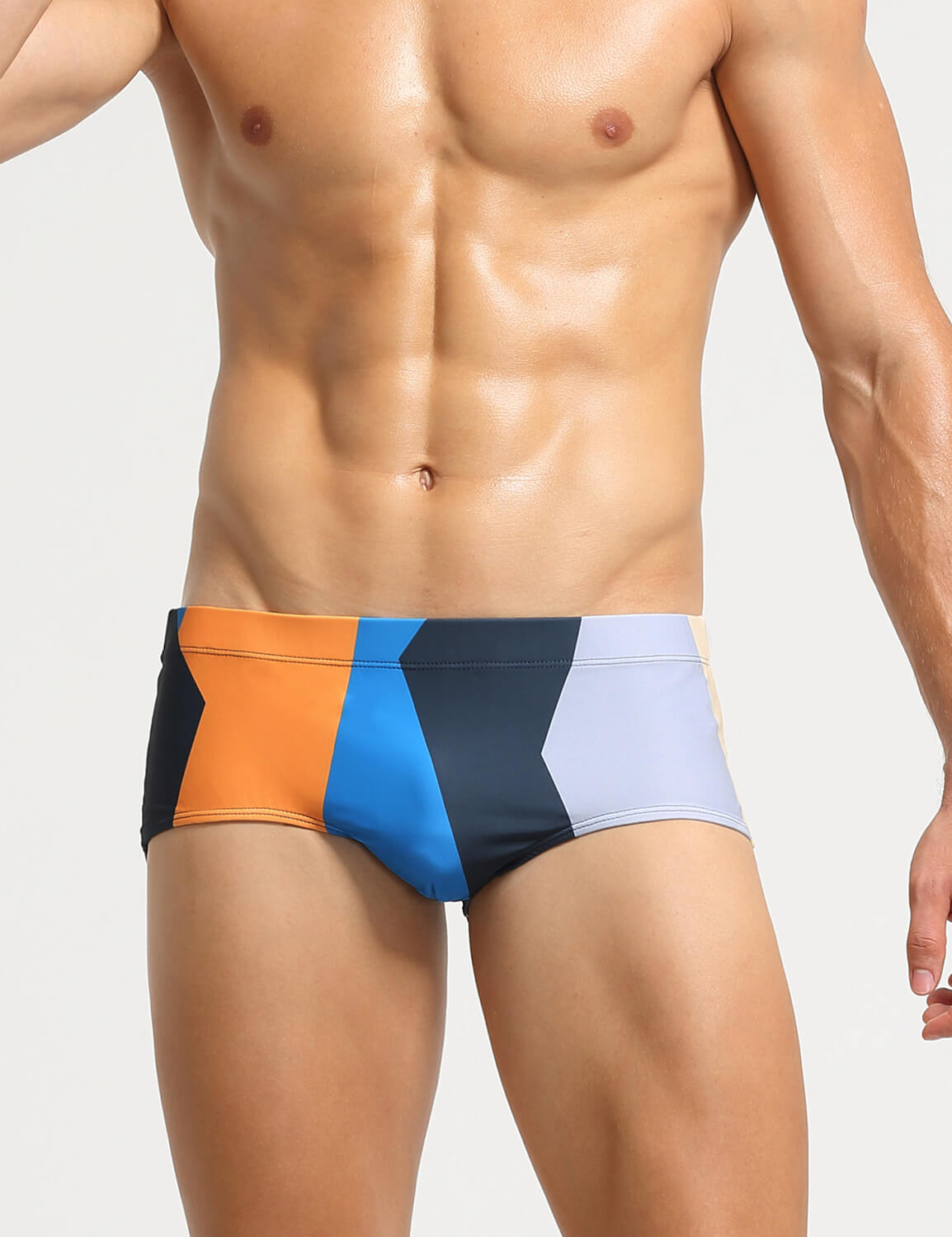 Color Block Boxer Briefs Swim 10801 | dmunderwear variant image