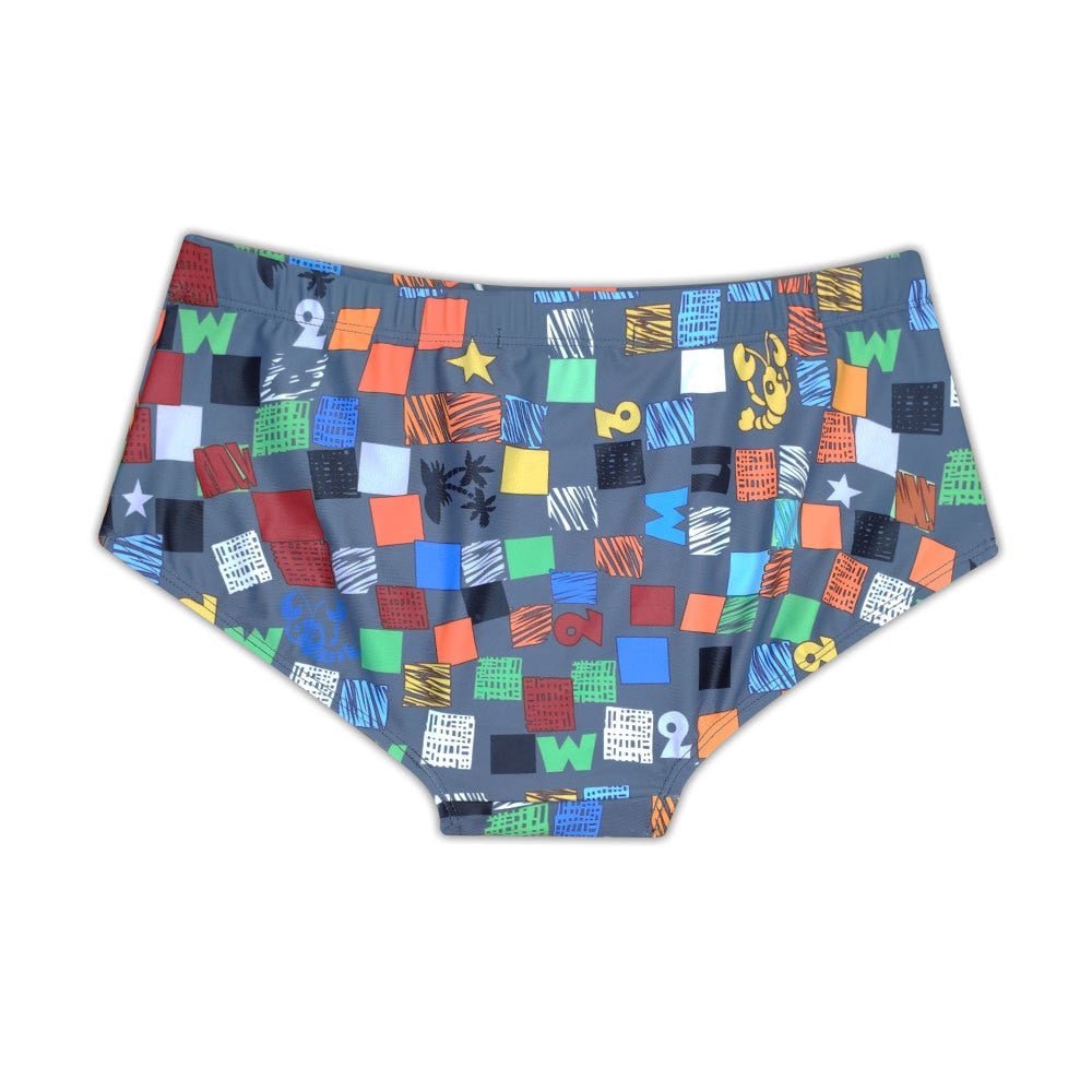 ORVLS Color Square Swim Trunks | dmunderwear detail image 5