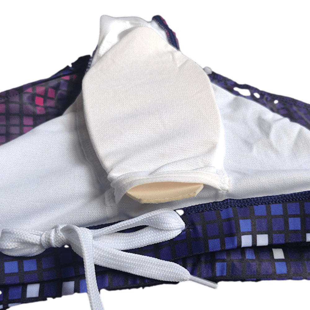 Cosmic Square Swim Briefs | dmunderwear detail image 5