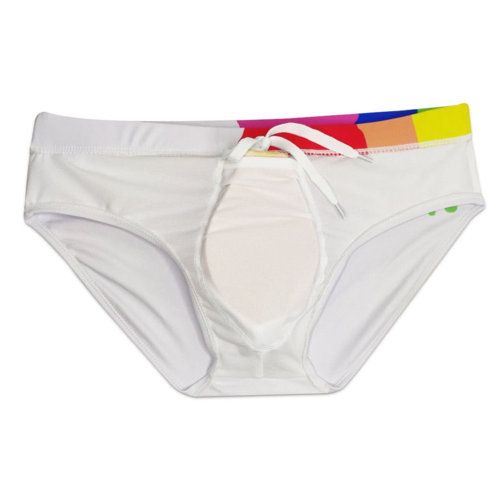 ORVLS Crayon Graffiti Swim Briefs | dmunderwear detail image 16