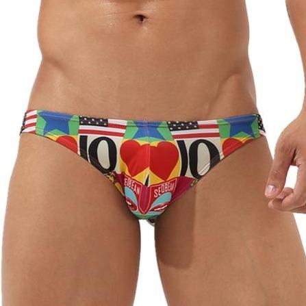Creative Pop Bikini Briefs | dmunderwear variant image